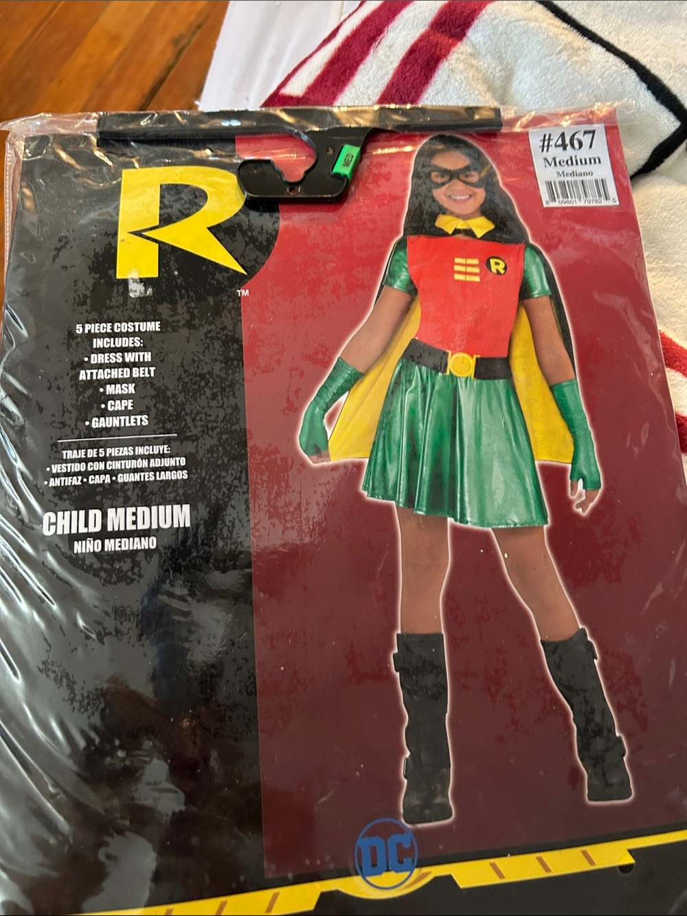 Amscan Green, Red and Yellow Robin-Inspired Girls' Costume